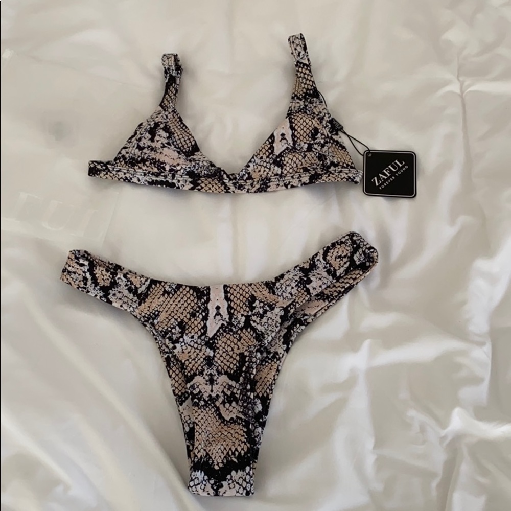 NWT Snakeskin Bikini